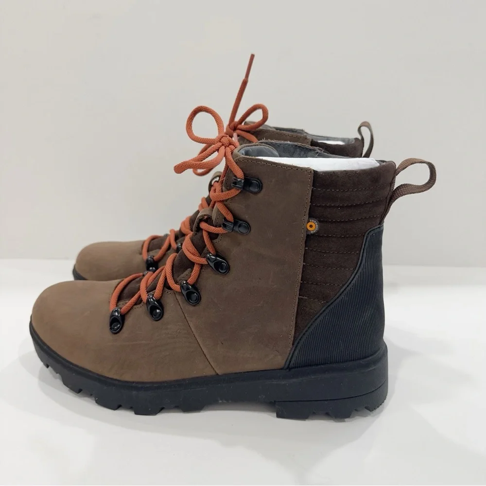Bogs Women's Holly Lace Leather Waterproof Boots